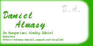daniel almasy business card